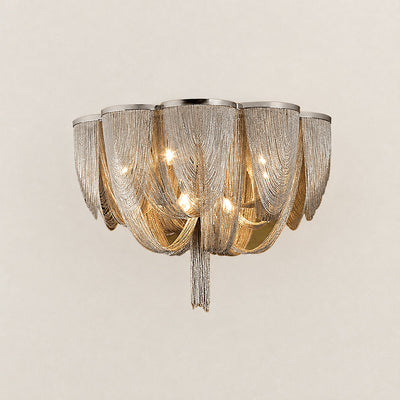 Tricolordeer Cascading Aluminum Semi-Flush Ceiling Lamp