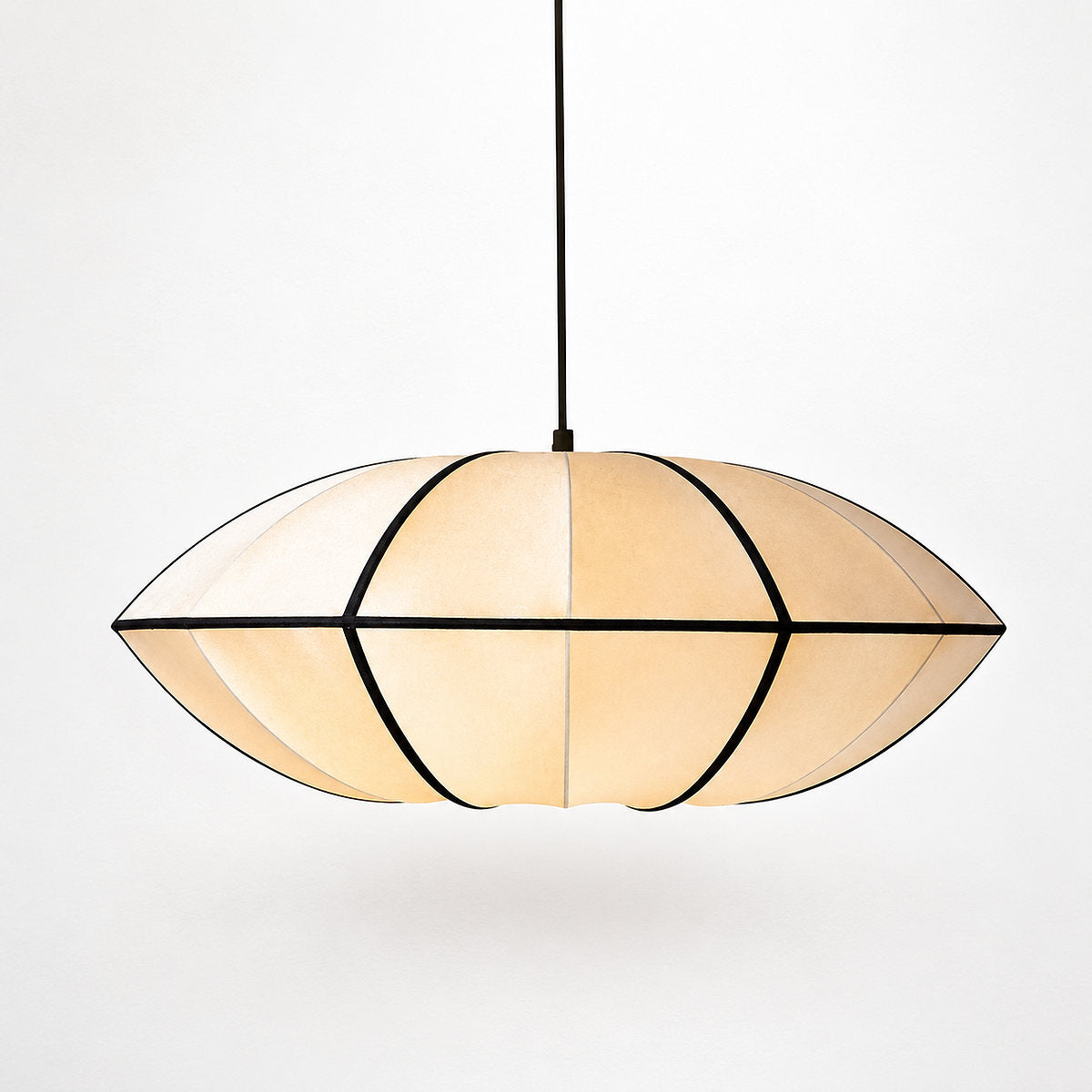 Japandi Fabric Lantern Pendant Light Bed Room & Living Room