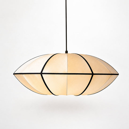 Japandi Fabric Lantern Pendant Light Bed Room & Living Room