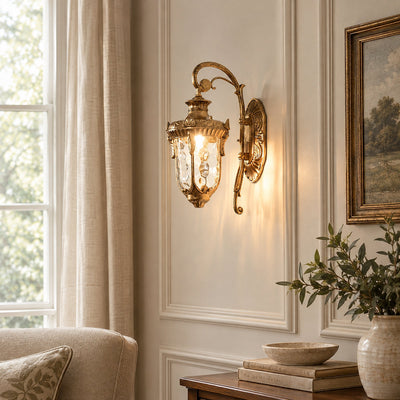 Heritage Outdoor Wall Lamp, Black for Living Room