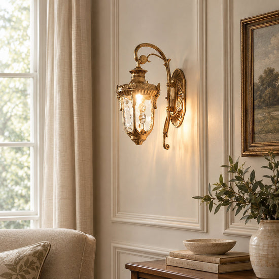 Heritage Outdoor Wall Lamp, Black for Living Room