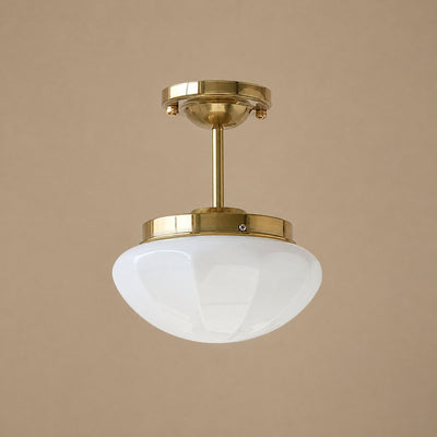 Tricolordeer Art Deco Glass Ceiling Lamp