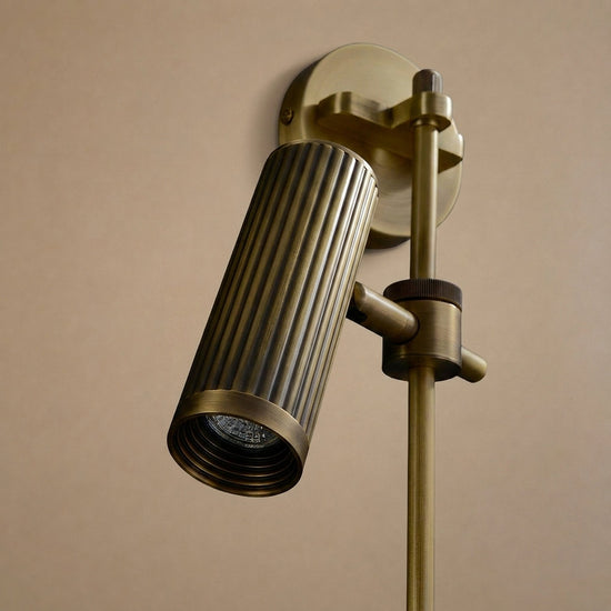 Spot Rail Wall Lamp,6.7~ 9.4-Inch x H 21.7~28-Inch, Bronze for Living Room