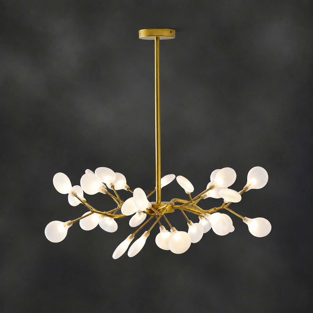 Firefly Starburst Glass Sputnik Chandelier