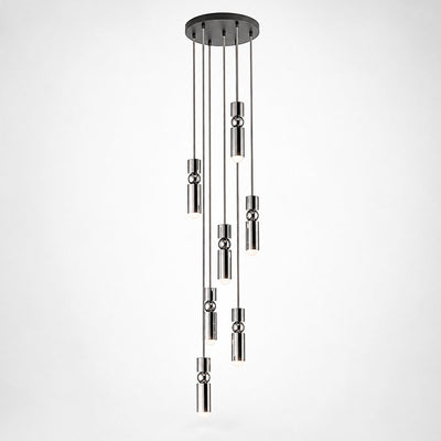 Geometric Cylinder Cluster Pendant Light