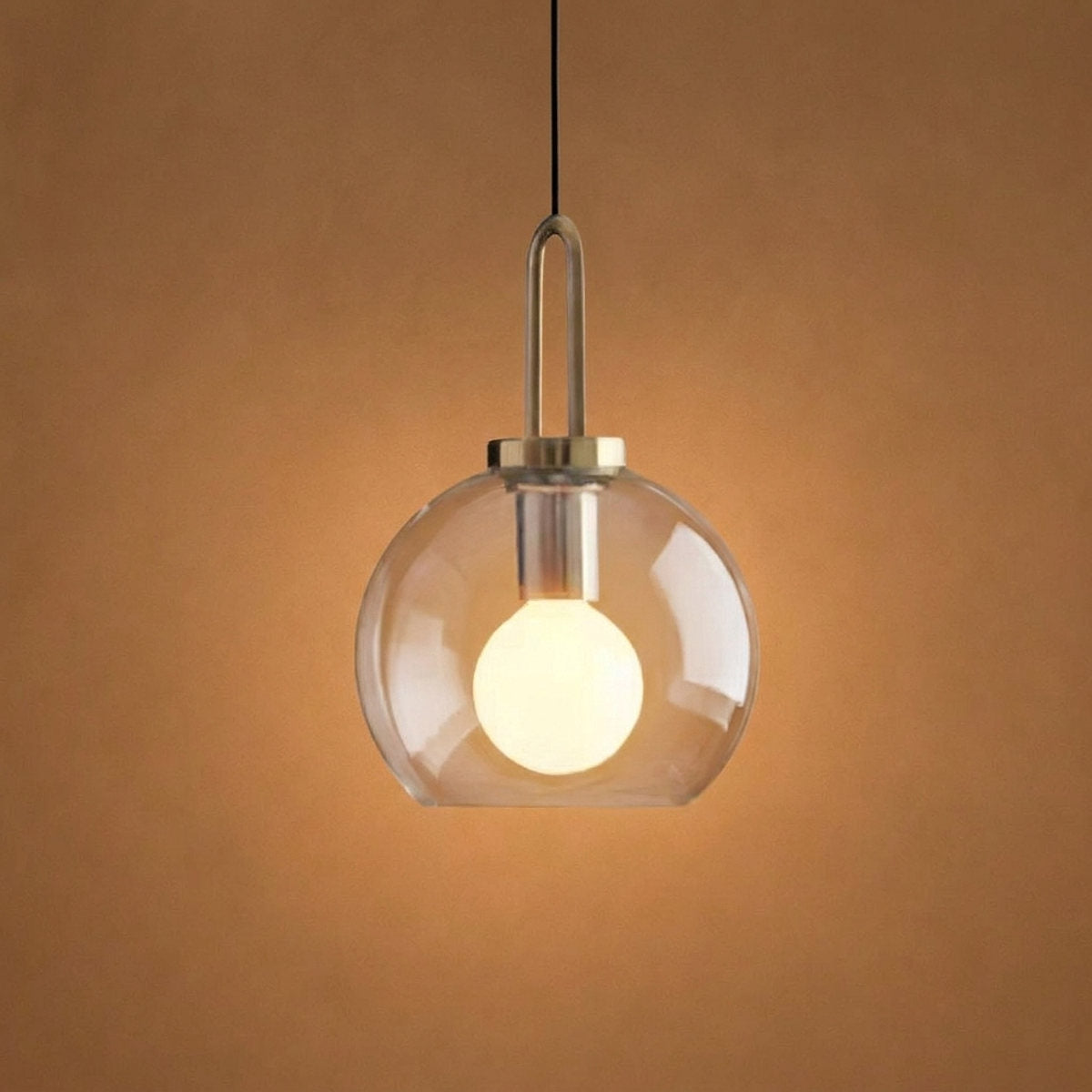 Minimalist Artisan Glass Pendant Light