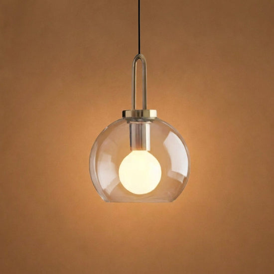 Minimalist Artisan Glass Pendant Light