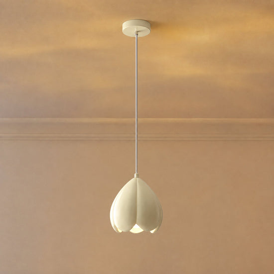 Minimalist Sculptural Resin Pendant Light for Dining Room & Bathroom