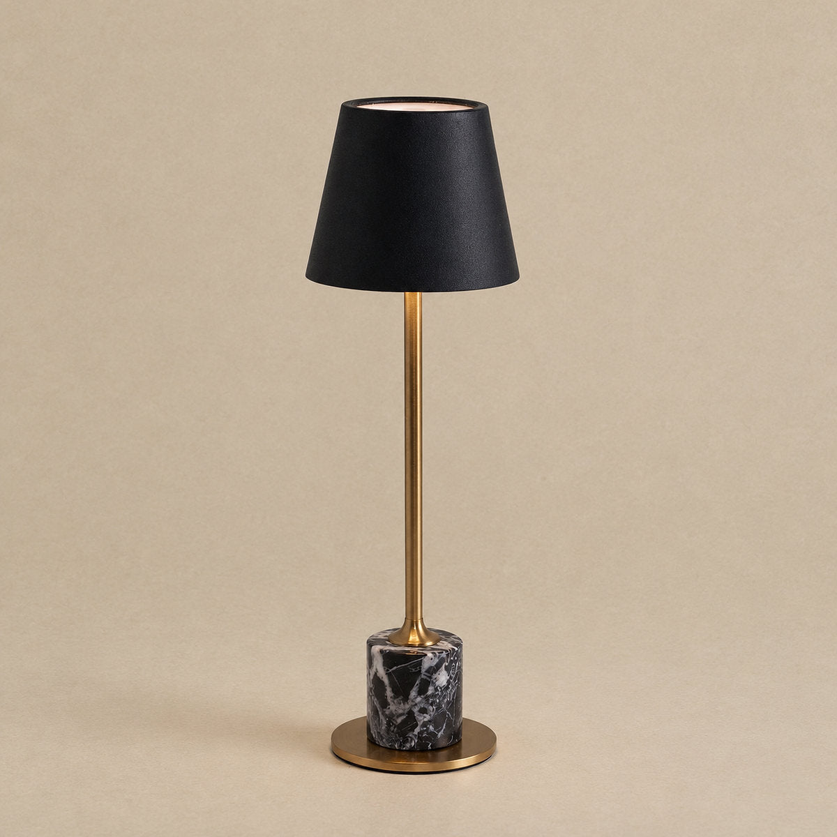 Cordless Marble-Base Rechargeable Table Lamp