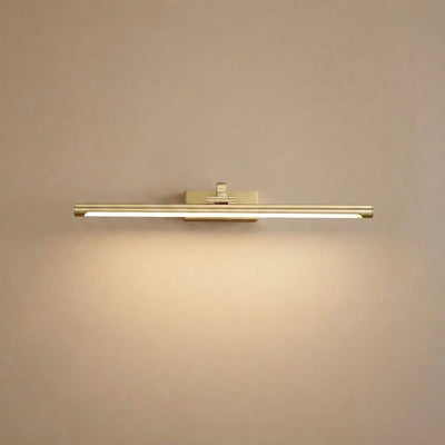 Walnut Color Linear LED Wall Lamp, 15.7~27.5-Inch x H 3.3-Inch, Walnut, Warm Light for Living Room & Dining Room