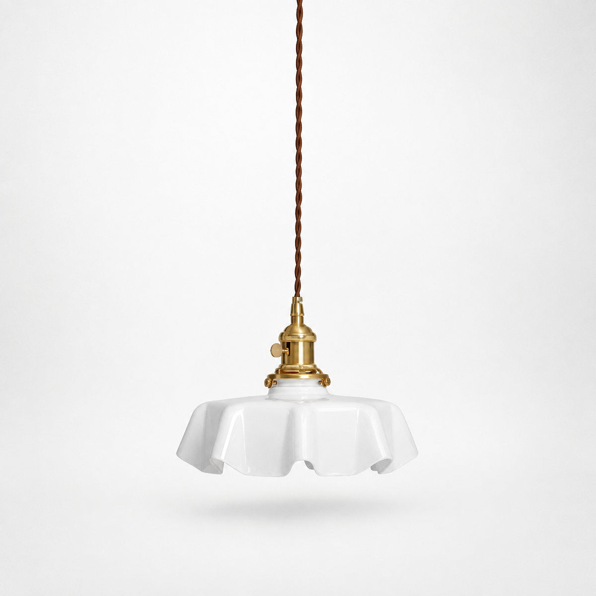 Pleated Glass Pendant Light Collection
