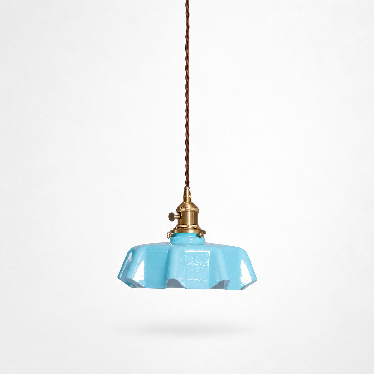 Pleated Glass Pendant Light Collection