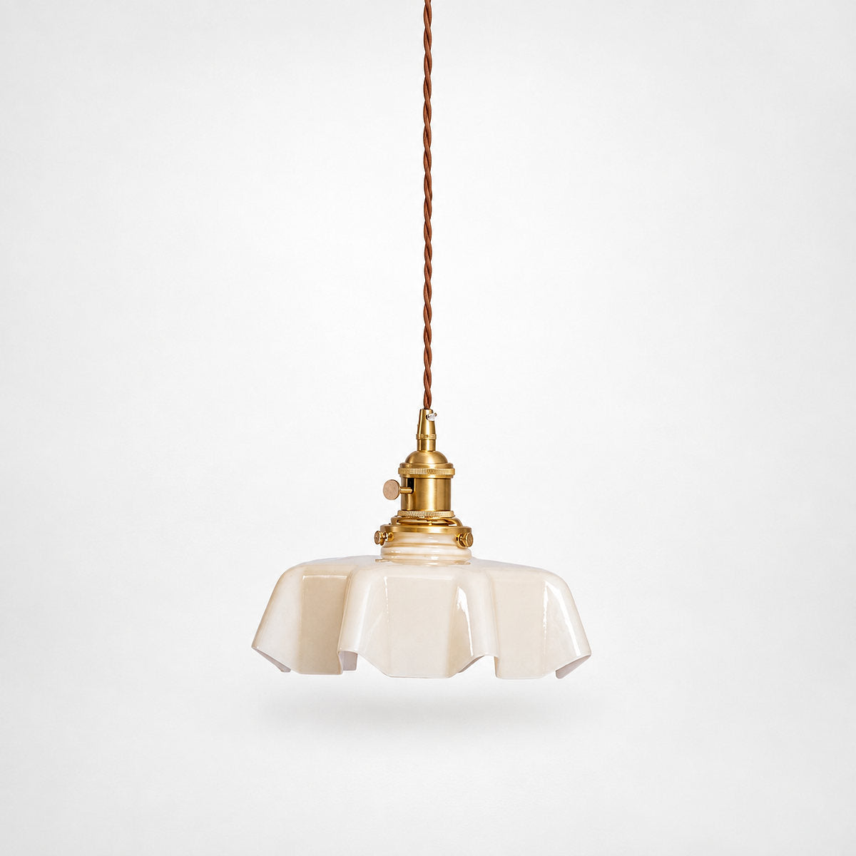 Pleated Glass Pendant Light Collection