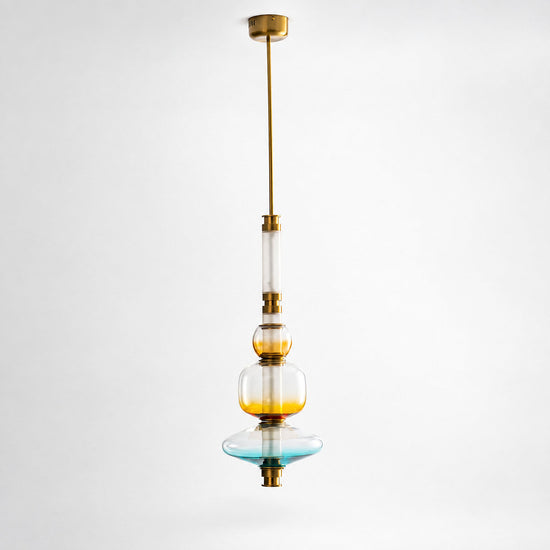 Linear Glass Bead Pendant Lamp