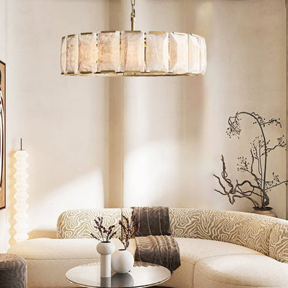 Harlows Calcite Round Chandelier