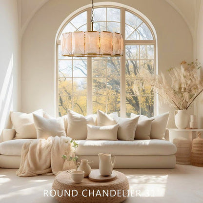 Harlows Calcite Round Chandelier