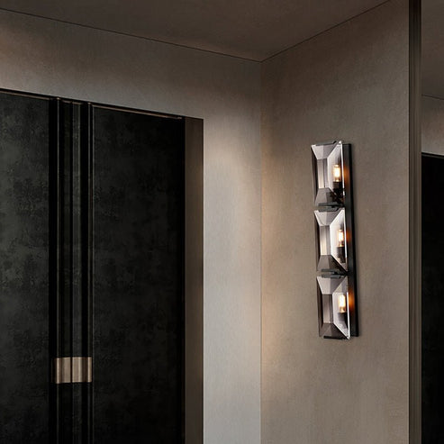Harlows Crystal Triple Wall Lamp