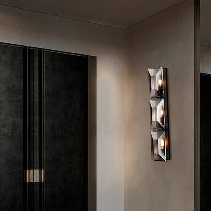 Harlows Crystal Triple Wall Lamp