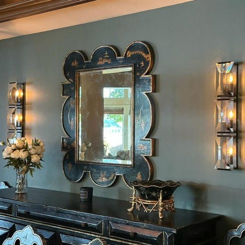 Harlows Crystal Triple Wall Lamp