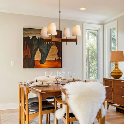 Hasting 4-Light Cross Chandelier