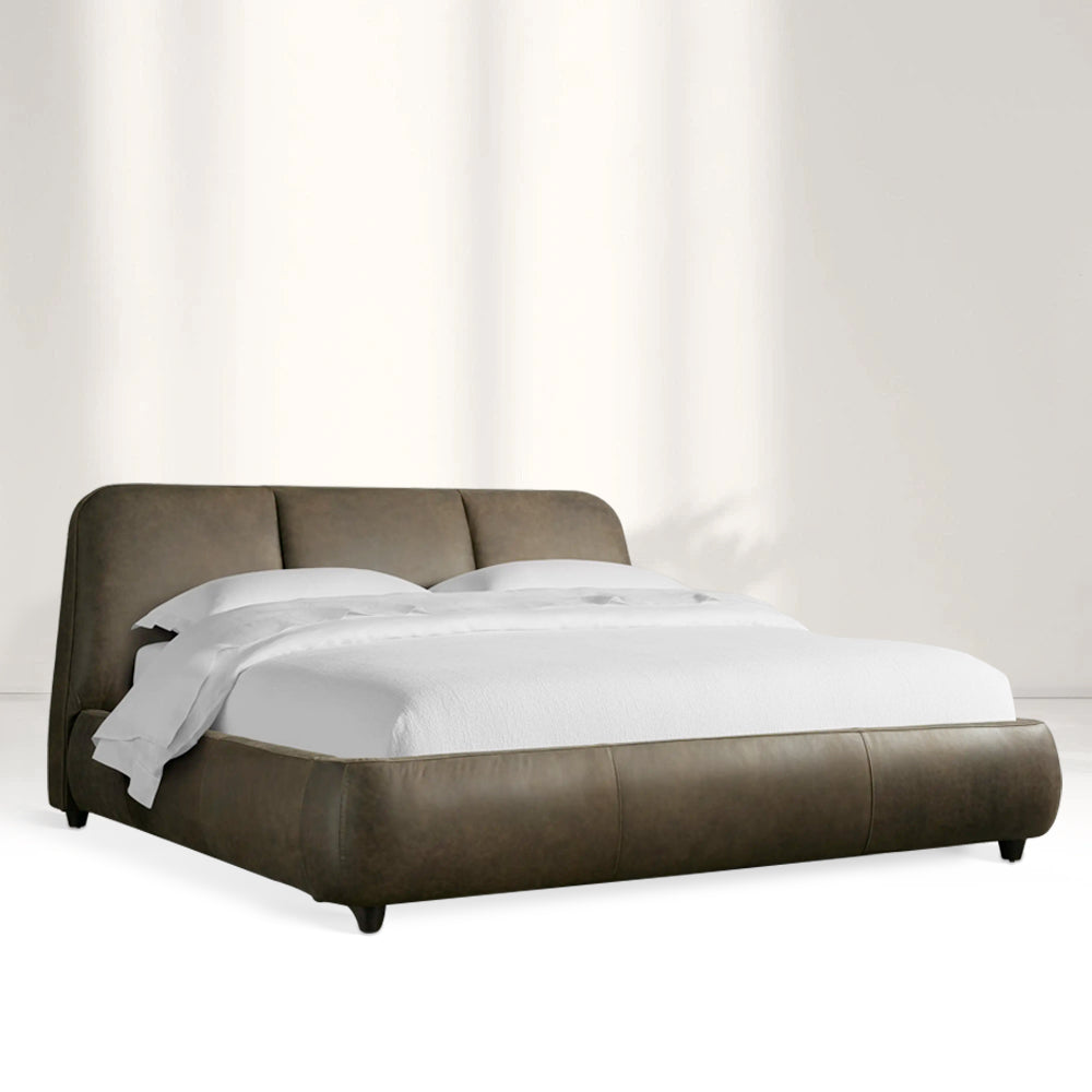 Kinnan Leather Bed