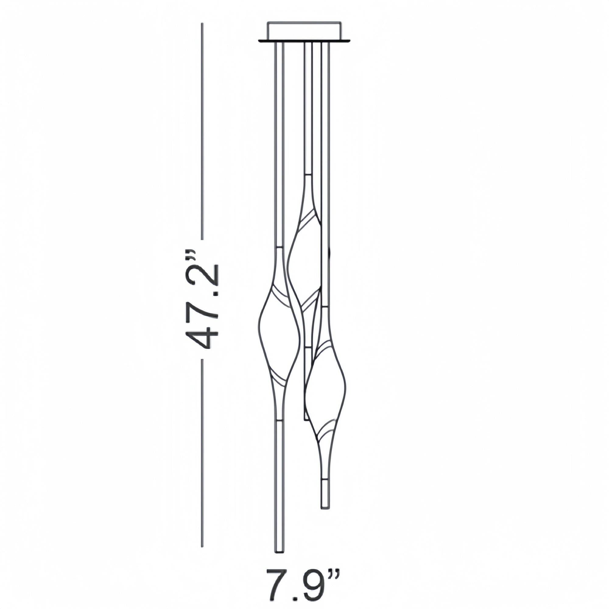 Il Pezzo 12 Round Chandelier 3-Light