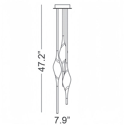 Il Pezzo 12 Round Chandelier 3-Light