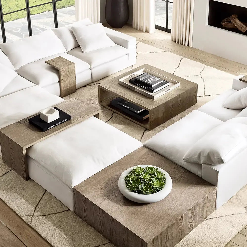 Eliza Cloud Modular Square Coffee Table