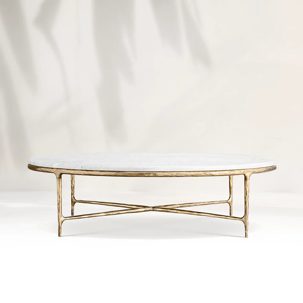 Giacometti Marble Round Coffee Table