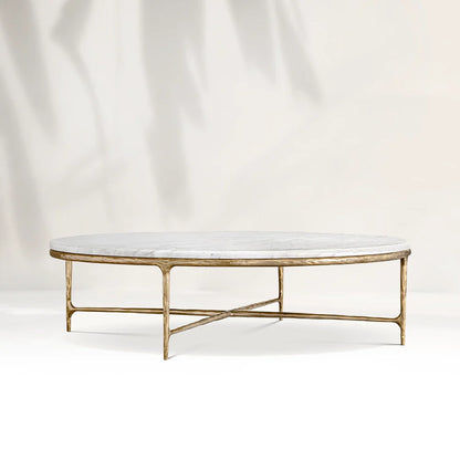 Giacometti Marble Round Coffee Table