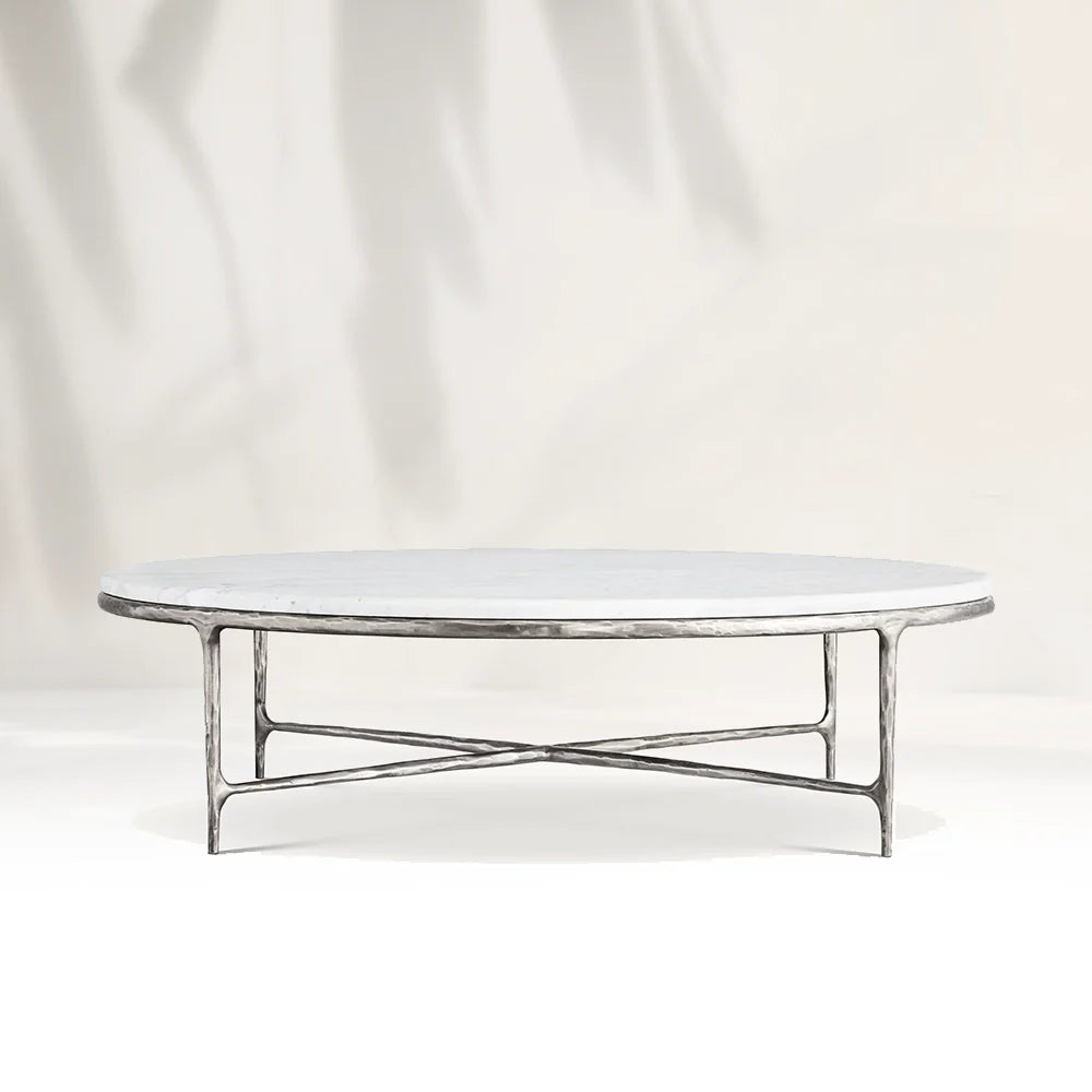 Giacometti Marble Round Coffee Table