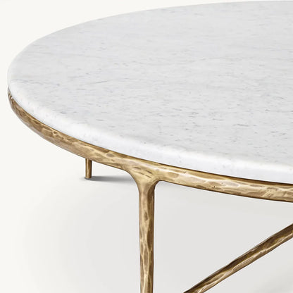 Giacometti Marble Round Coffee Table