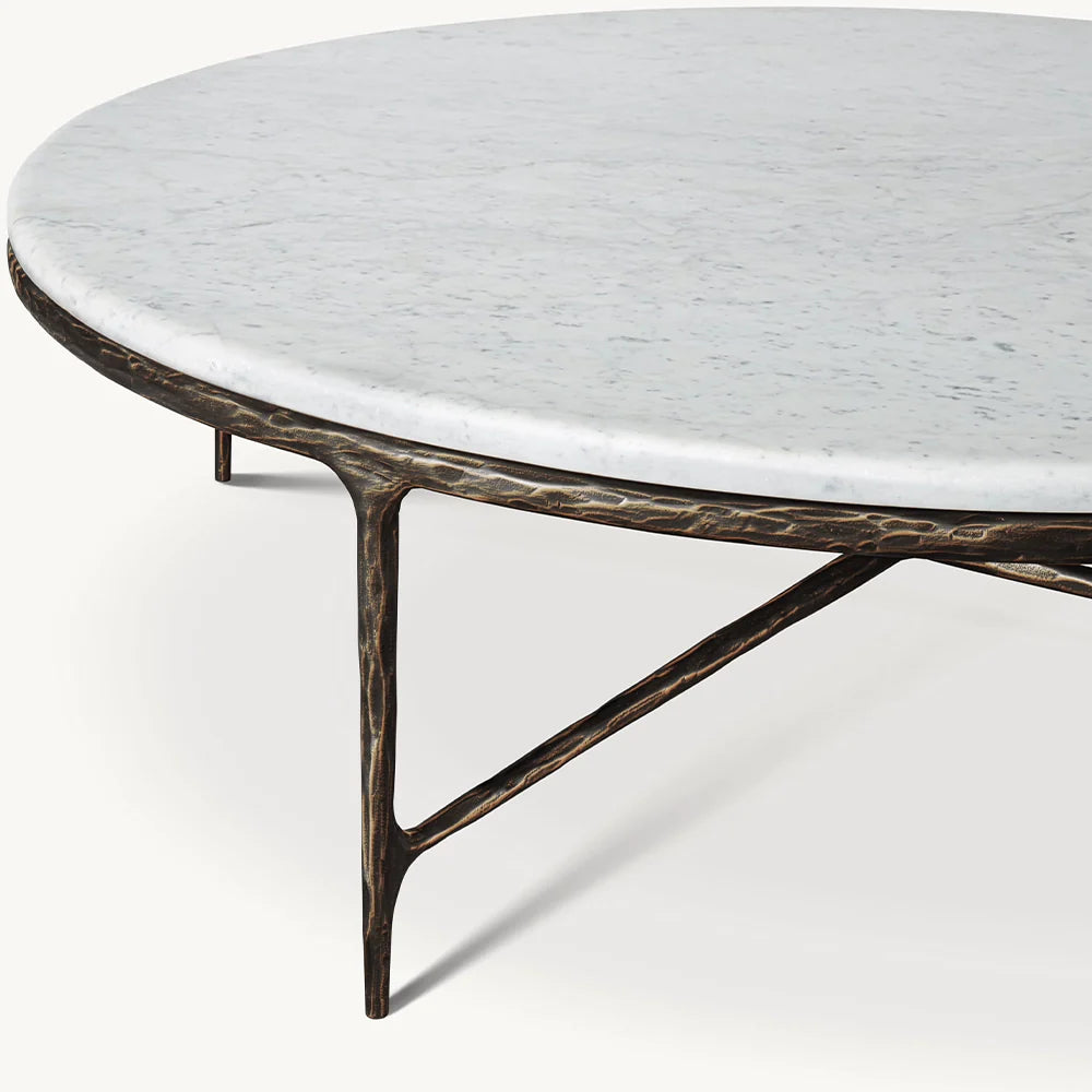 Giacometti Marble Round Coffee Table