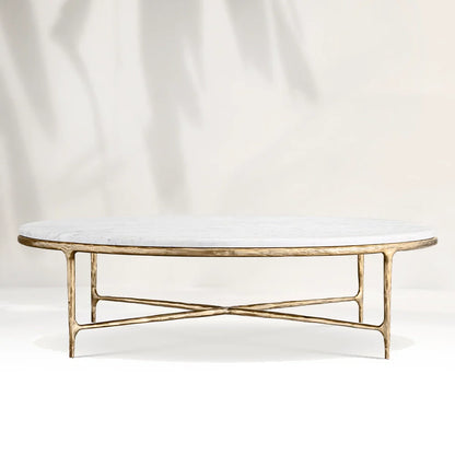 Giacometti Marble Round Coffee Table