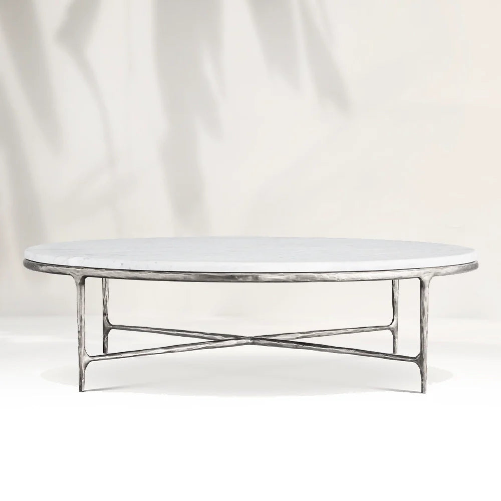 Giacometti Marble Round Coffee Table