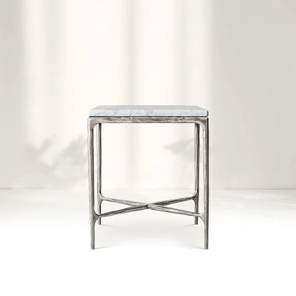 Giacometti Marble Square Side Table