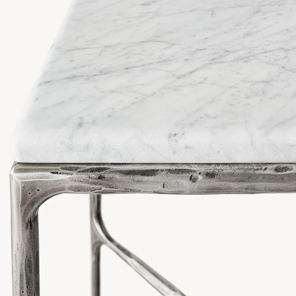 Giacometti Marble Square Side Table