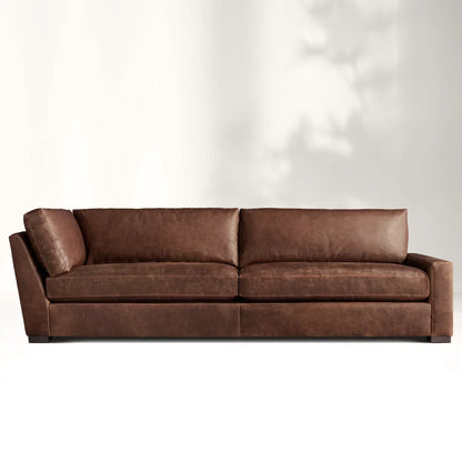 Mavica Leather Modular Sectional Sofa