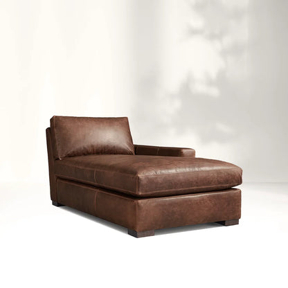 Mavica Leather Modular Sectional Sofa