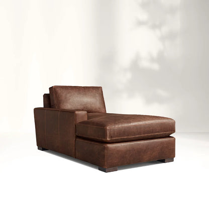 Mavica Leather Modular Sectional Sofa