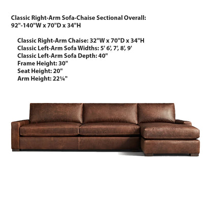 Mavica Leather Modular Sectional Sofa