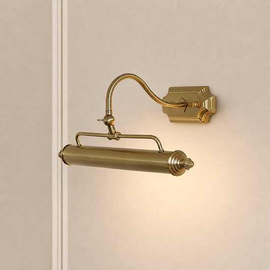 Lumeo Wall Lamp, L 18.1~24.4-Inch x H 12.6-Inch, Gold for Living Room