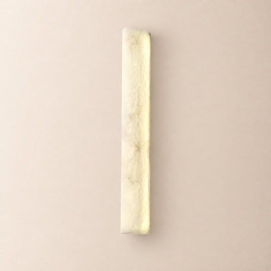 Luminara Alabaster Wall Lamp, L 1.9-Inch x W 2.9-Inch x H 19.7-Inch, White, Warm Light for Living Room & Dining Room