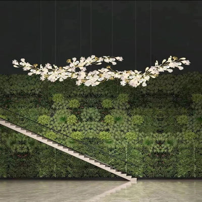 Luxury Ceramic Ginkgo Chandelier