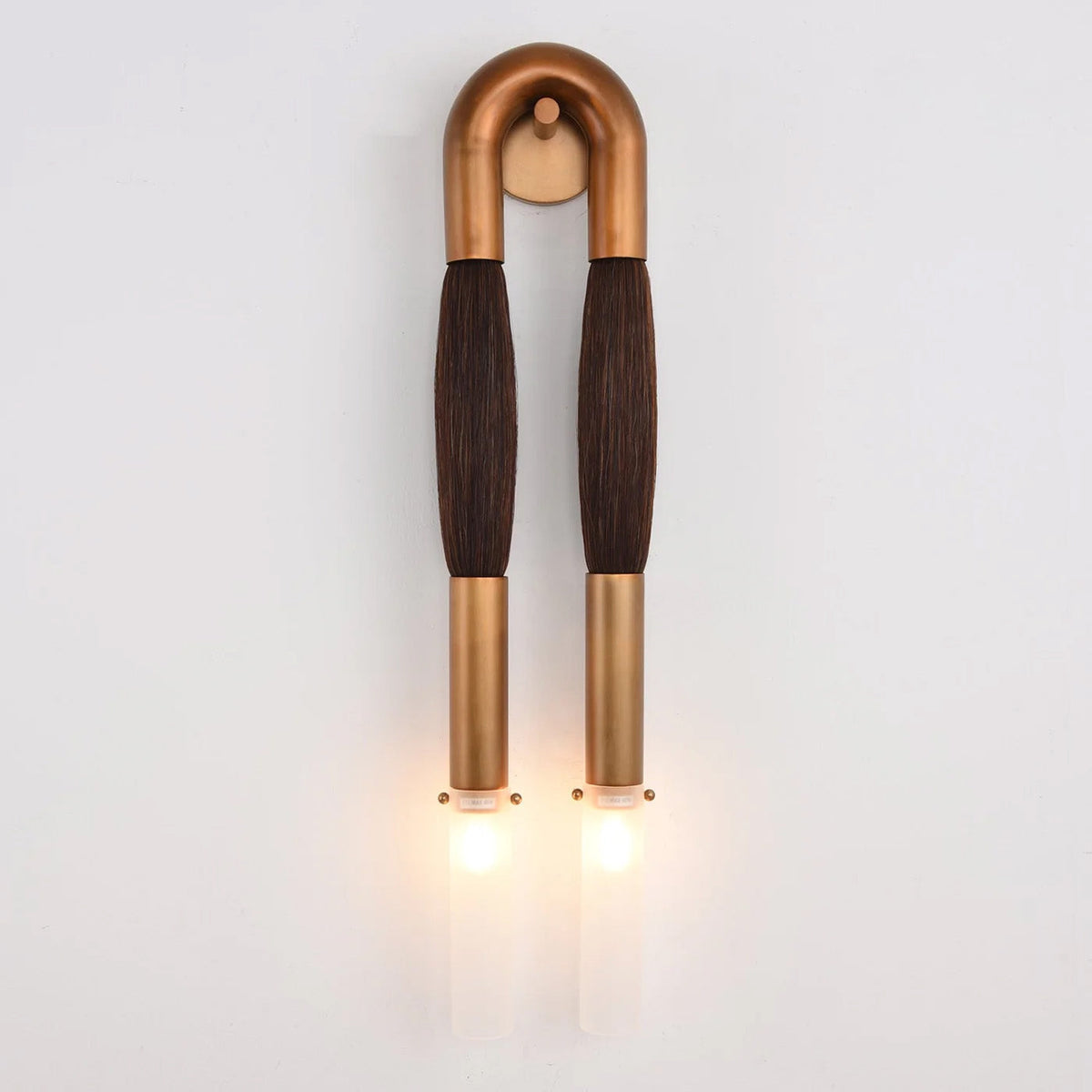 Double Head Antonia Horsehair Sconce