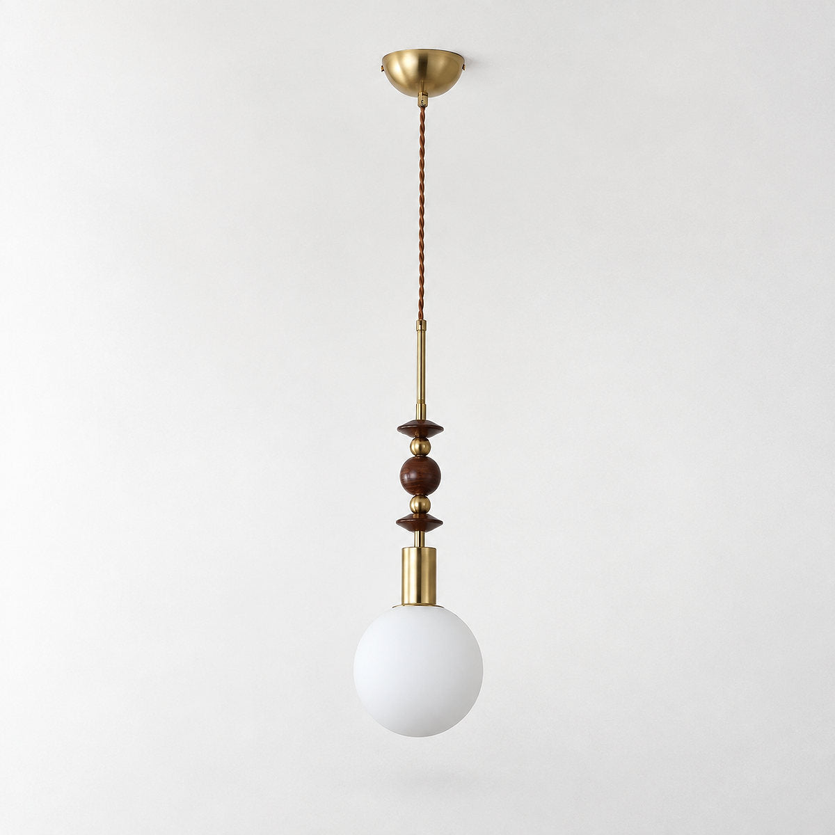 Artisan Wood and Glass Pendant Collection for Dining Room & Living Room