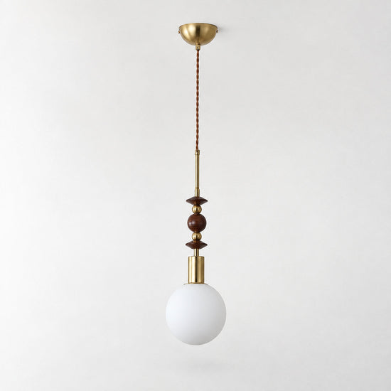 Artisan Wood and Glass Pendant Collection for Dining Room & Living Room