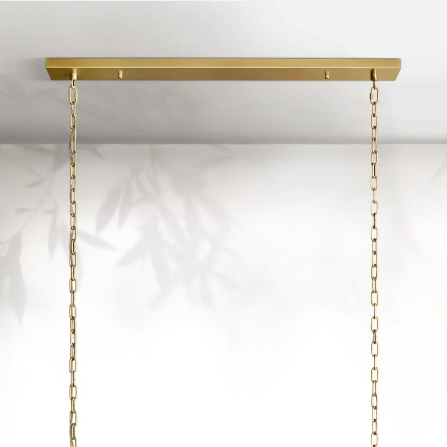 Sun Marcus Glass Rectangle Chandelier 54", 72"