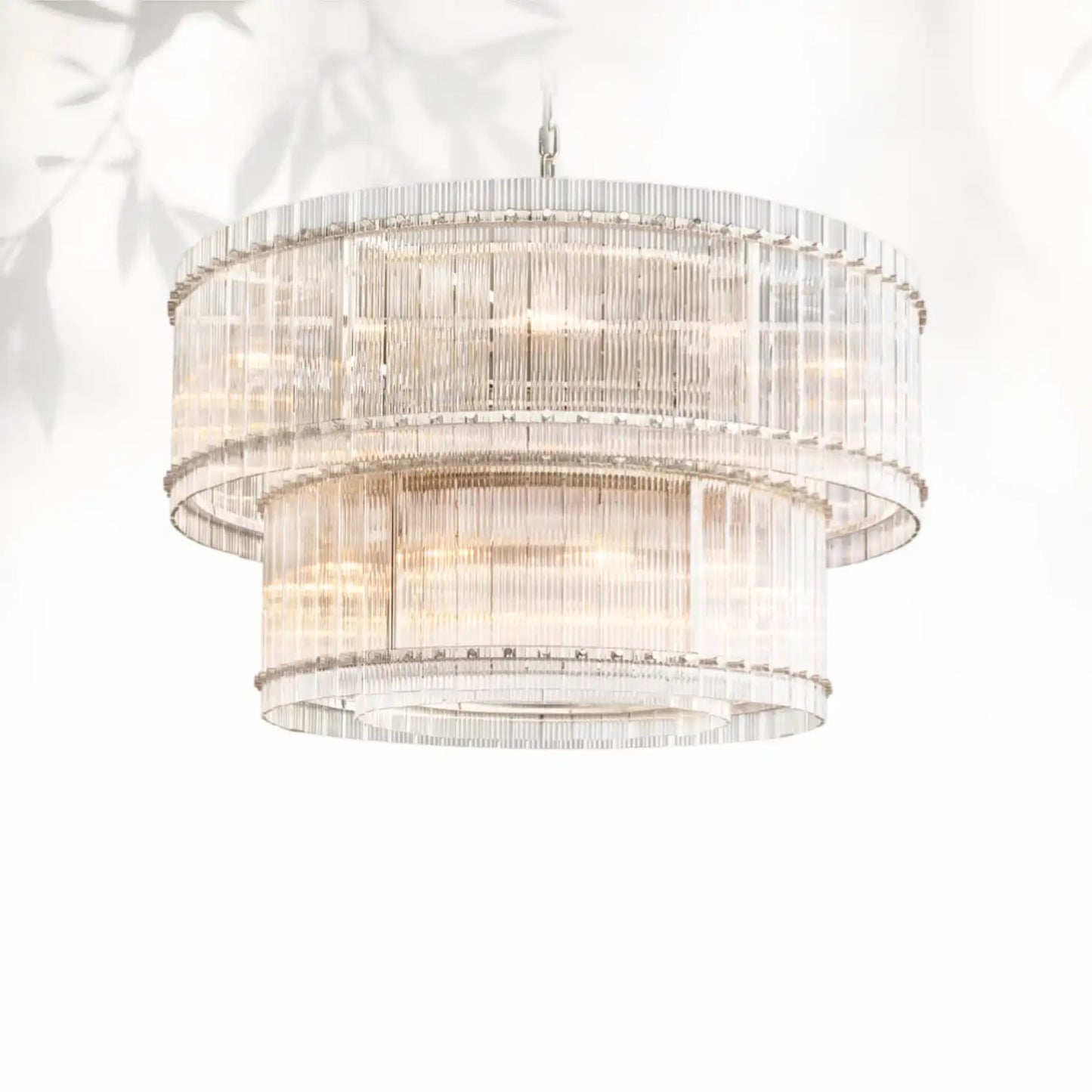 Sun Marcus Two-Tier Glass Round Chandelier 22", 37", 48", 60"