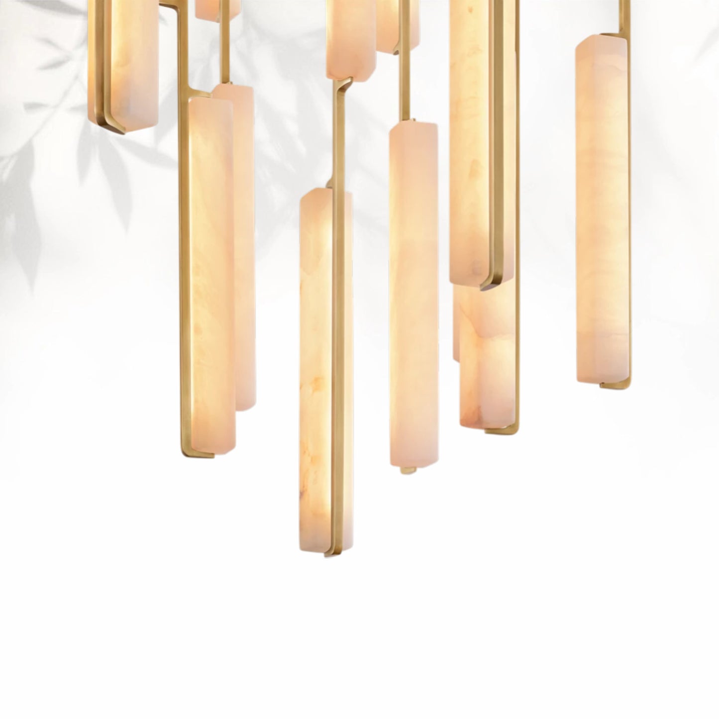 Aedubon Alabaster Round Chandelier